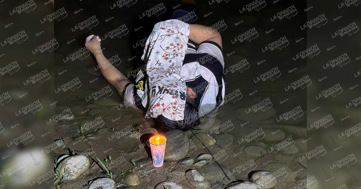 Muere ahogado en el río Cazones Muere ahogado en el río Cazones