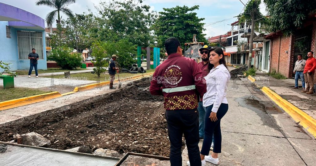 Supervisan avance de obra en avenida Antonio J. Bermúdez