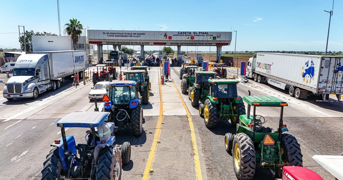 Productores de maíz mantienen protestas en casetas de Sinaloa; exigen precios justos y apoyos urgentes