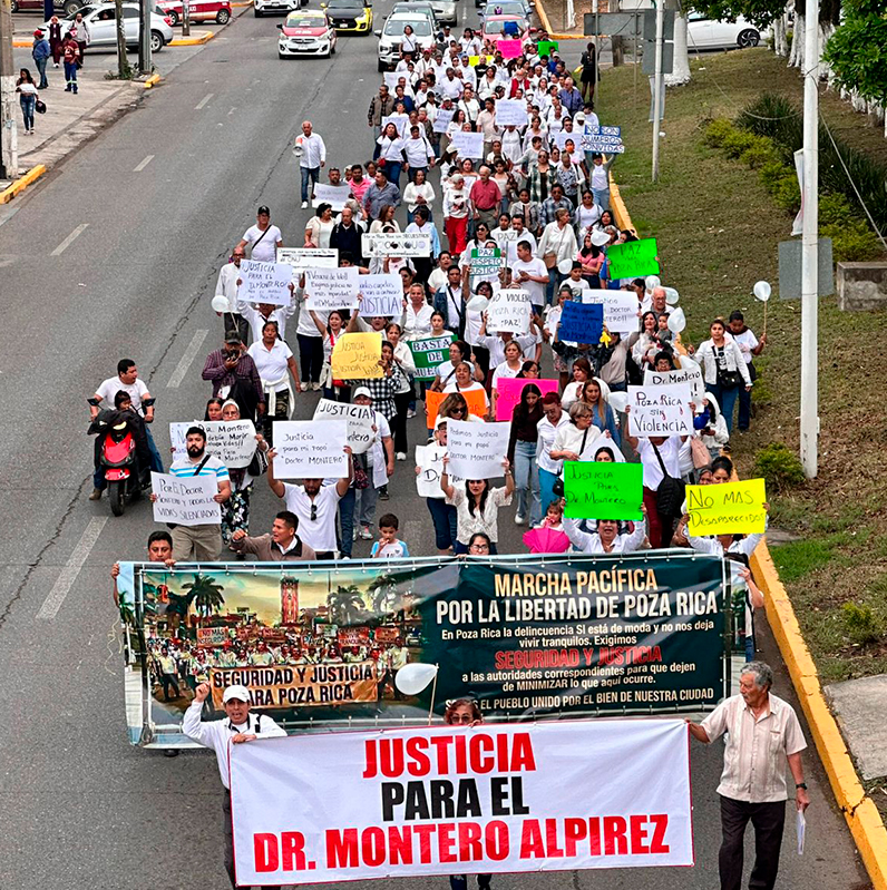 Trabajadores de la salud exigen seguridad y justicia en Poza Rica
