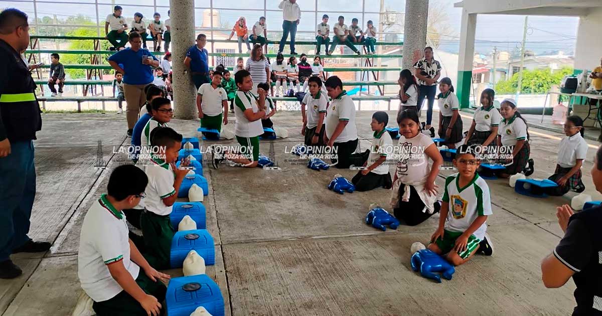 Fomentan cultura de prevención en Escuela Primaria de Poza Rica Fomentan cultura de prevención en Escuela Primaria de Poza Rica