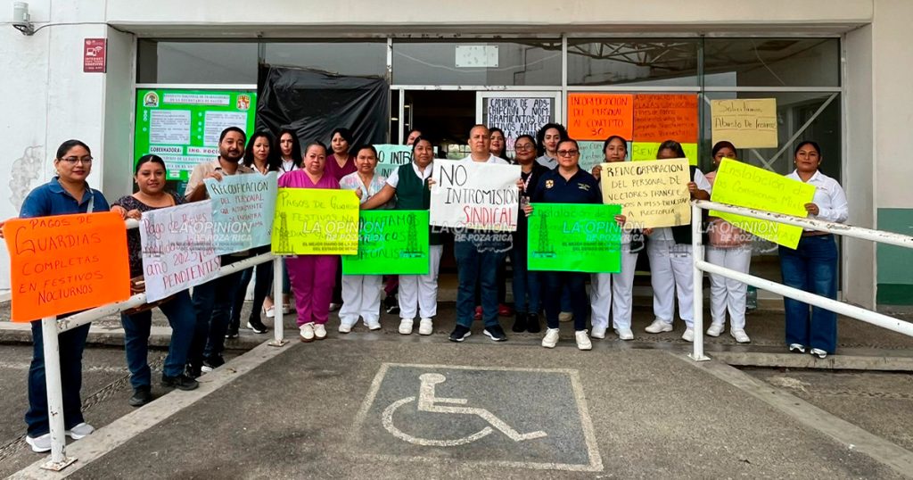 Segundo día de protestas de trabajadores de Salud Segundo día de protestas de trabajadores de Salud