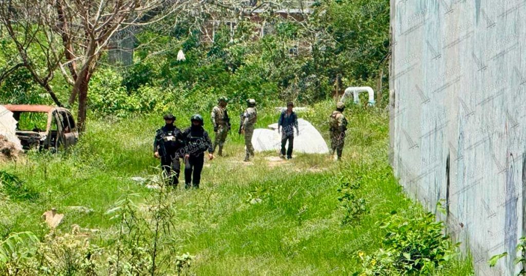 Despliegue policiaco por gente armada Despliegue policiaco por gente armada