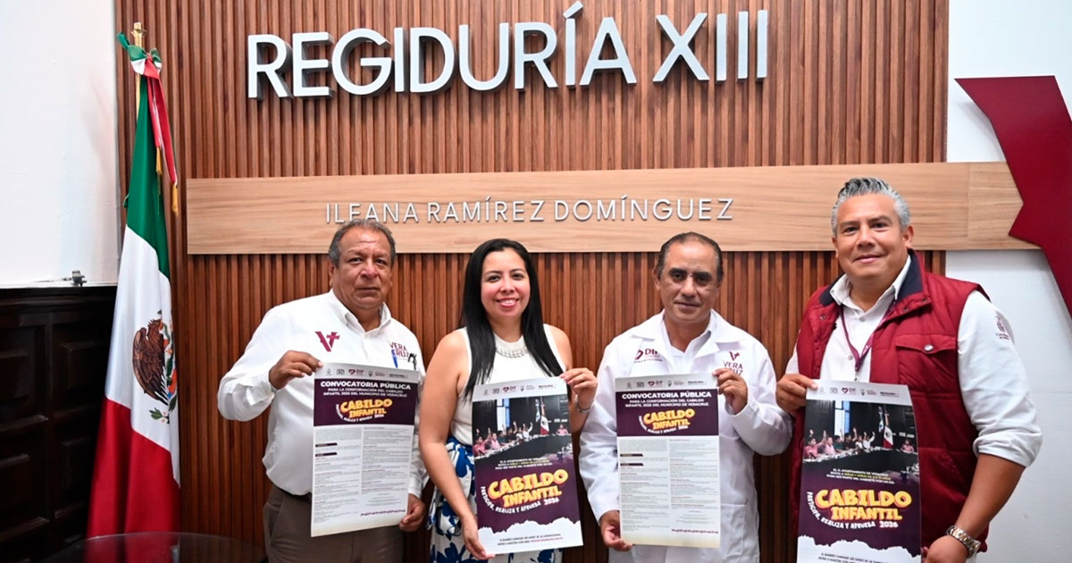 Dieciséis niños formarán el Cabildo Infantil de Veracruz Dieciséis niños formarán el Cabildo Infantil de Veracruz