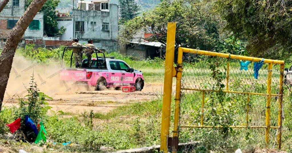 Despliegue policiaco por gente armada Despliegue policiaco por gente armada