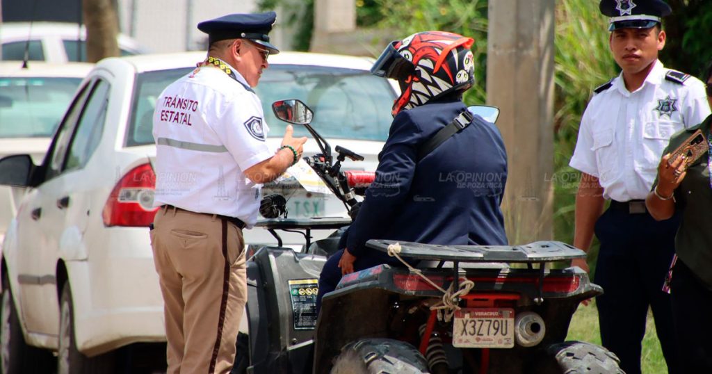 Refuerza Tránsito Estatal operativo “Casco Seguro” en la ciudad