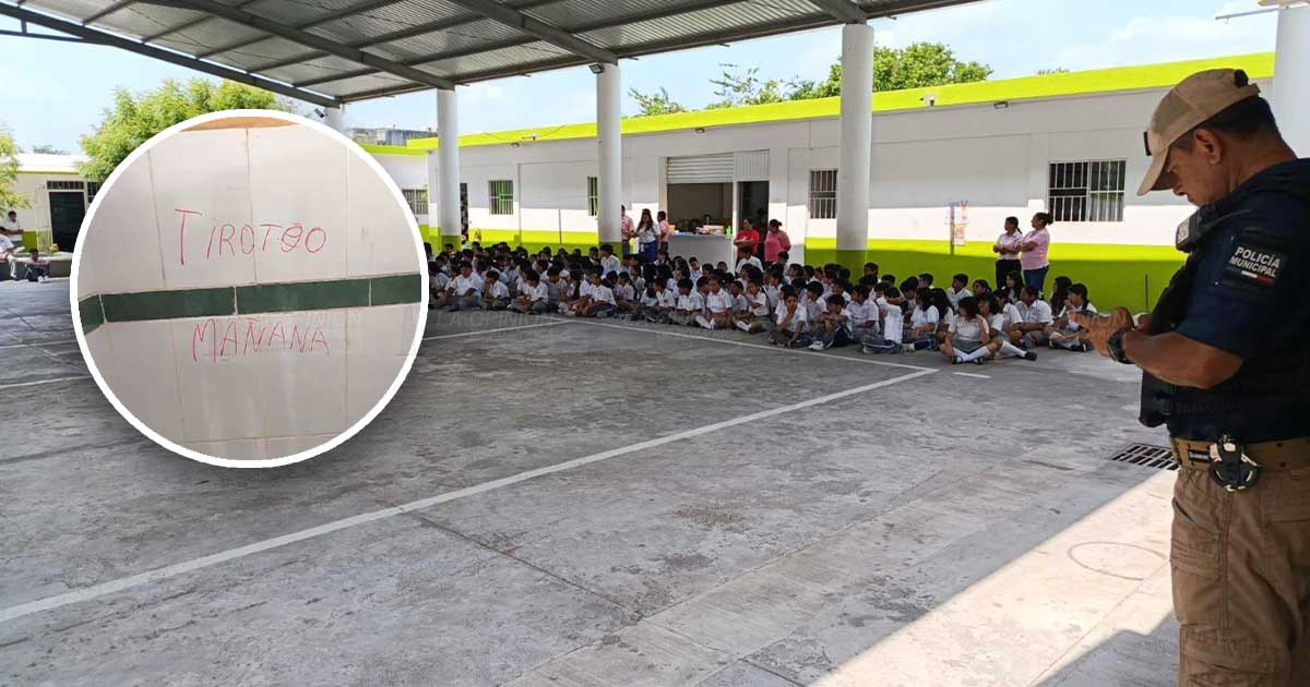 Alerta en telesecundaria por amenaza en baños Alerta en telesecundaria por amenaza en baños