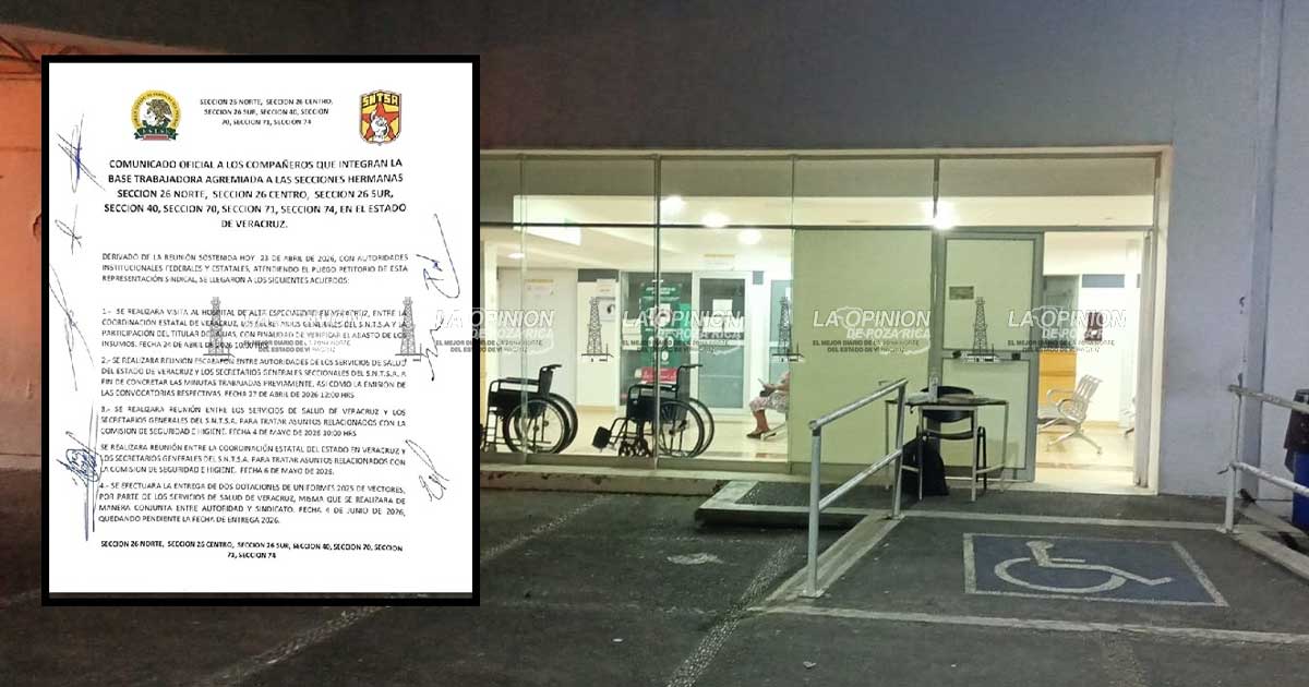Trabajadores levantan paro en el Hospital General de Álamo Trabajadores levantan paro en el Hospital General de Álamo