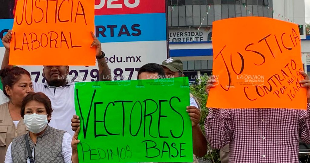 Se manifiestan Vectores de la Jurisdicción Sanitaria N. 3