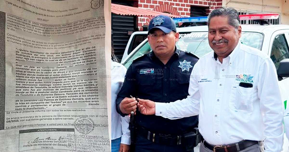 Wenceslao, embarrado con crimen en Tecolutla Wenceslao, embarrado con crimen en Tecolutla