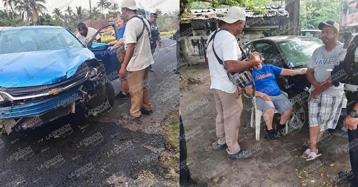 Choque en la costa de Tecolutla deja solo daños materiales Choque en la costa de Tecolutla deja solo daños materiales