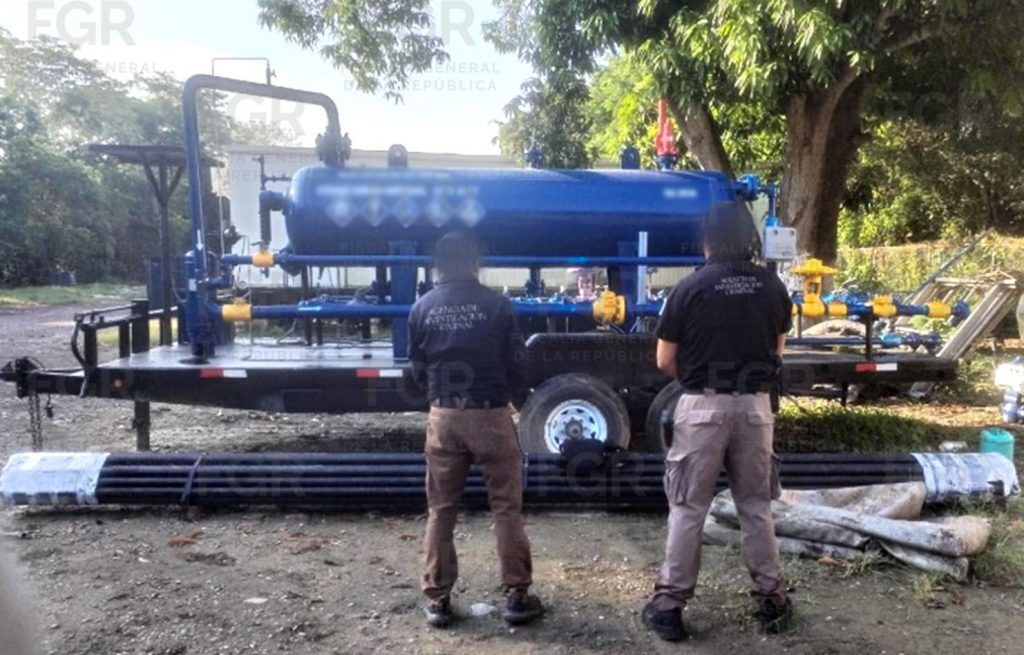 Megaalmacén de huachicol