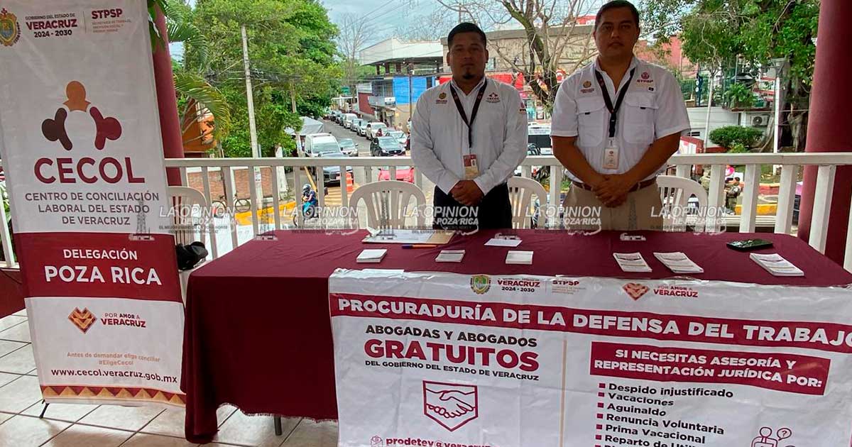 Autoridades laborales realizan jornada estatal de activismo