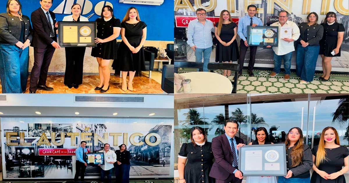 Reconocen a tres empresas veracruzanas como líderes en México Reconocen a tres empresas veracruzanas como líderes en México