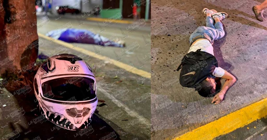 ¡NI EL CASCO LO SALVÓ!