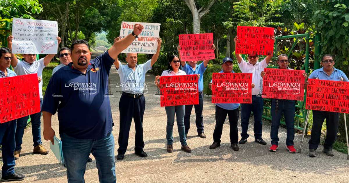 Advierten cierre de zonas arqueológicas