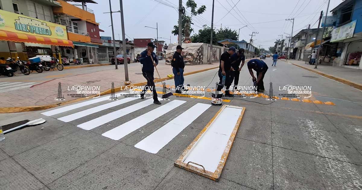 Refuerzan medidas viales en crucero de la zona centro Refuerzan medidas viales en crucero de la zona centro