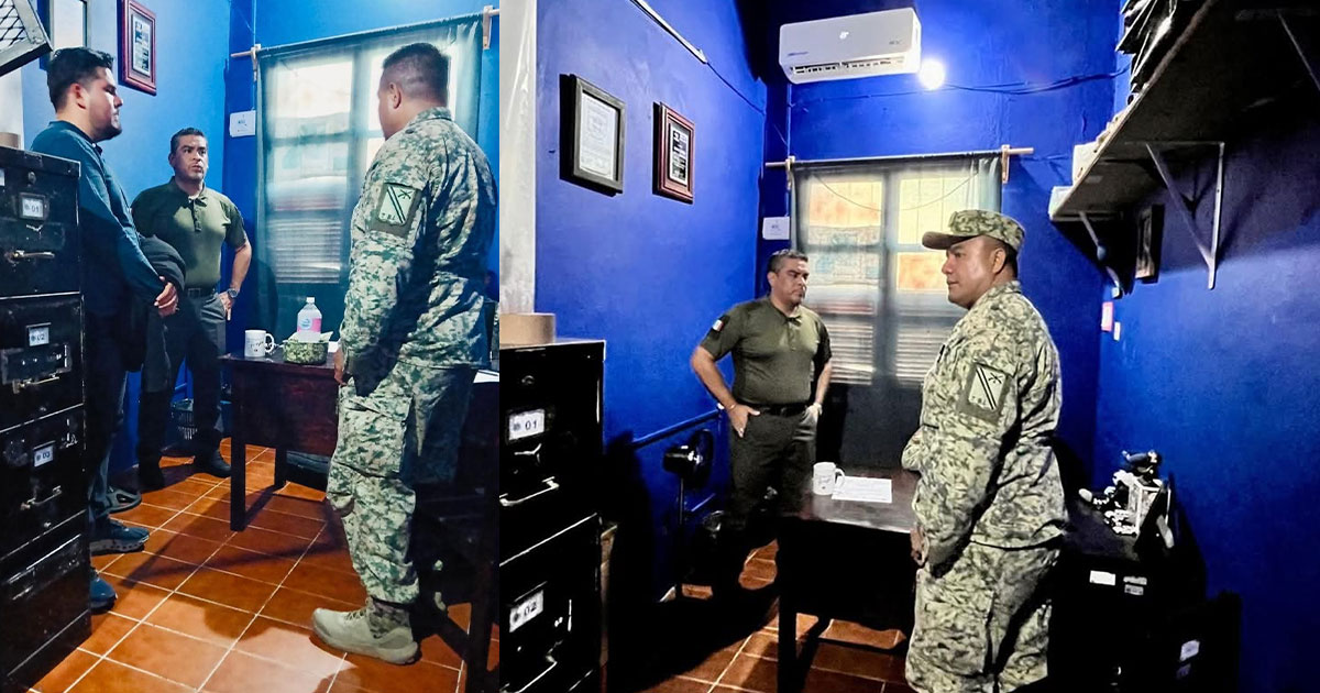 Séptimo Batallón de Infantería realiza revisión semestral de armamento en comandancia de Gutiérrez Zamora