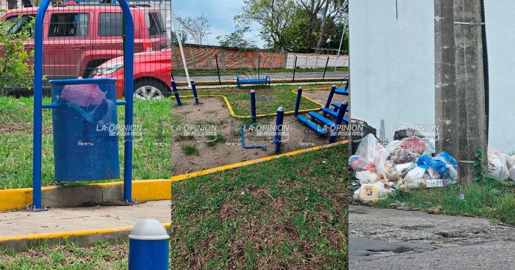 Denuncian acumulación de basura en parque canino por vecinos aledaños