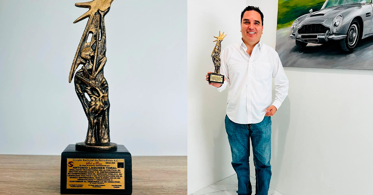 Reconocen a Antonio Lagunes Toral con la presea Sol de Oro 2026 por su trayectoria en política social y emprendimiento Reconocen a Antonio Lagunes Toral con la presea Sol de Oro 2026 por su trayectoria en política social y emprendimiento