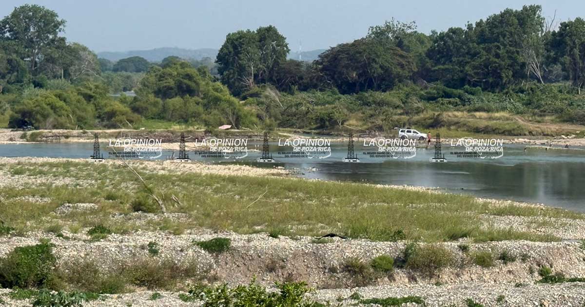 Descenso del río Pantepec anticipa efectos del estiaje Descenso del río Pantepec anticipa efectos del estiaje