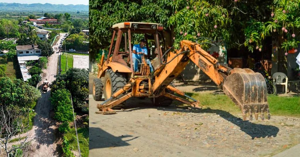 Arranca Carlos Silva Vega nueva obra de pavimentación en Carrillo Puerto, Santa Rosa Arranca Carlos Silva Vega nueva obra de pavimentación en Carrillo Puerto, Santa Rosa