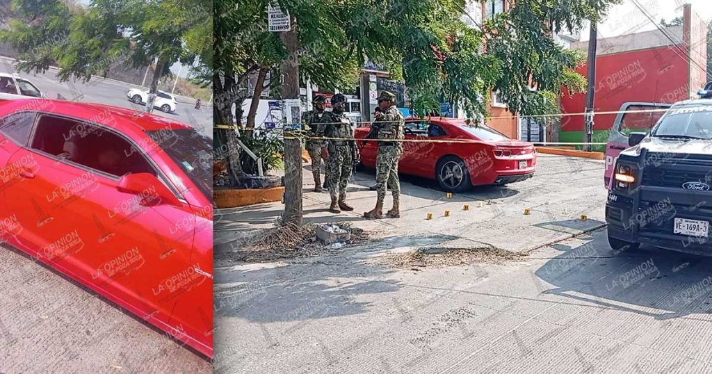 ¡Ejecutan a un hombre dentro de un Camaro! ¡Ejecutan a un hombre dentro de un Camaro!