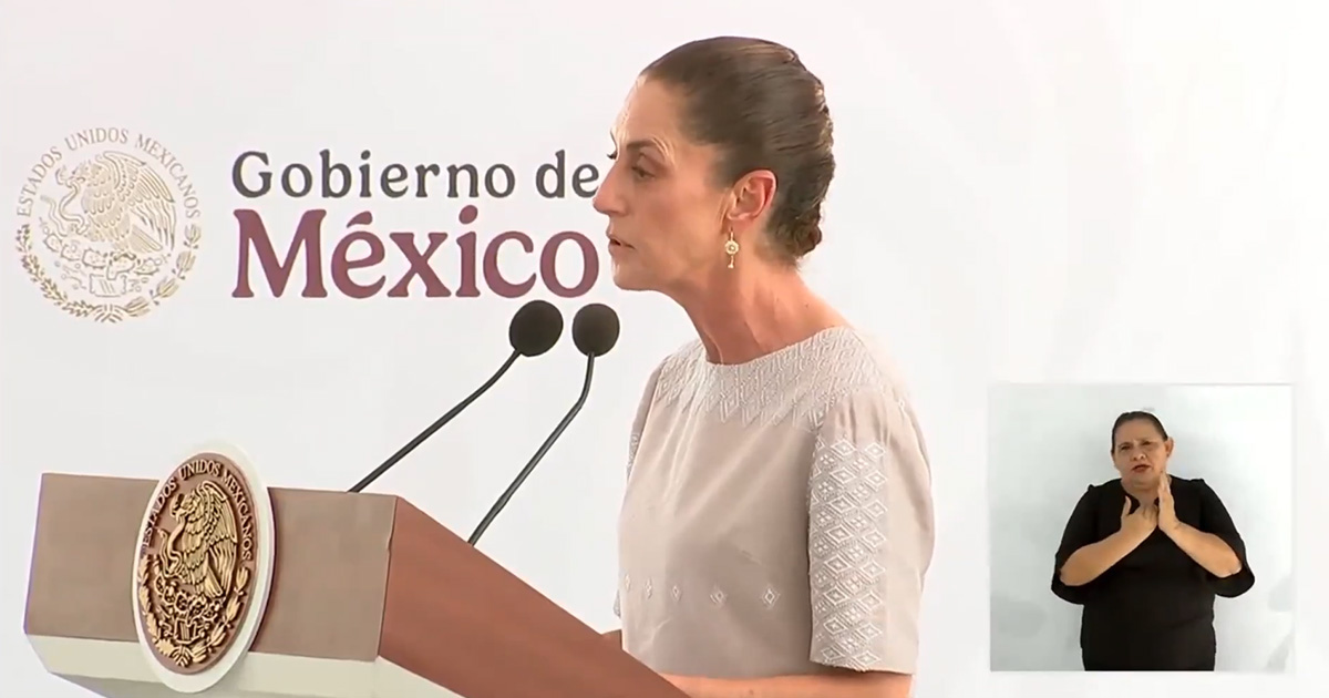 Sheinbaum defiende soberanía nacional durante inauguración de hospital en Yucatán Sheinbaum defiende soberanía nacional durante inauguración de hospital en Yucatán