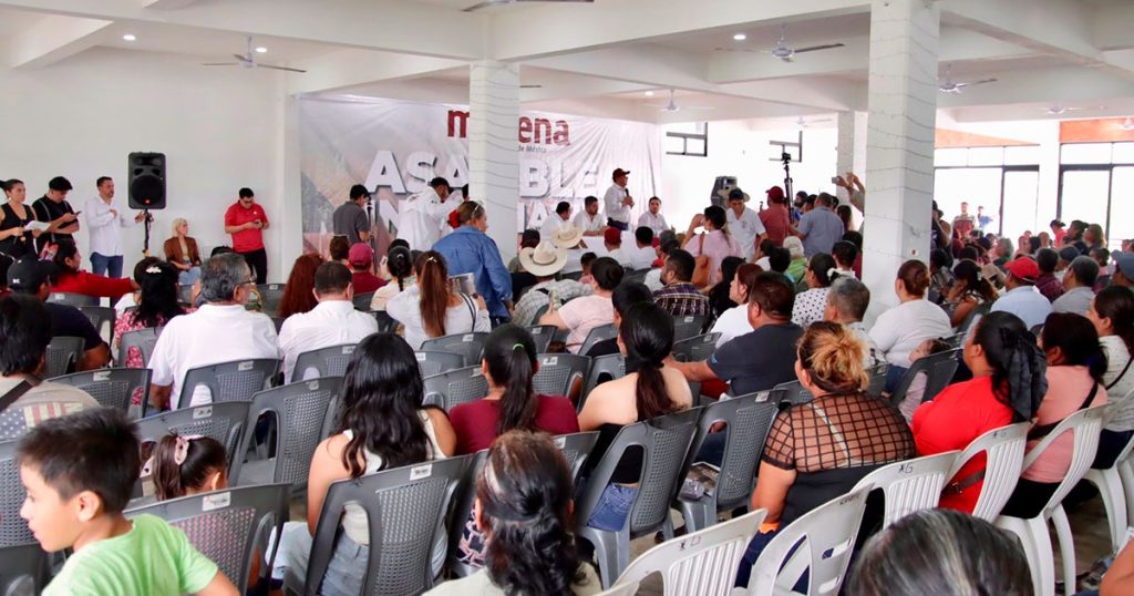 Morena fortalece su estructura en histórica asamblea informativa con tihuatecos Morena fortalece su estructura en histórica asamblea informativa con tihuatecos