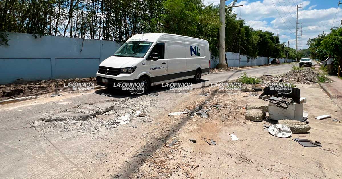 César Ulises dejó pavimentación patito César Ulises dejó pavimentación patito