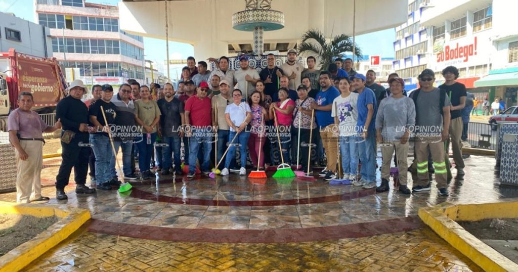 Jornada de limpieza en el parque Raíces de Vida