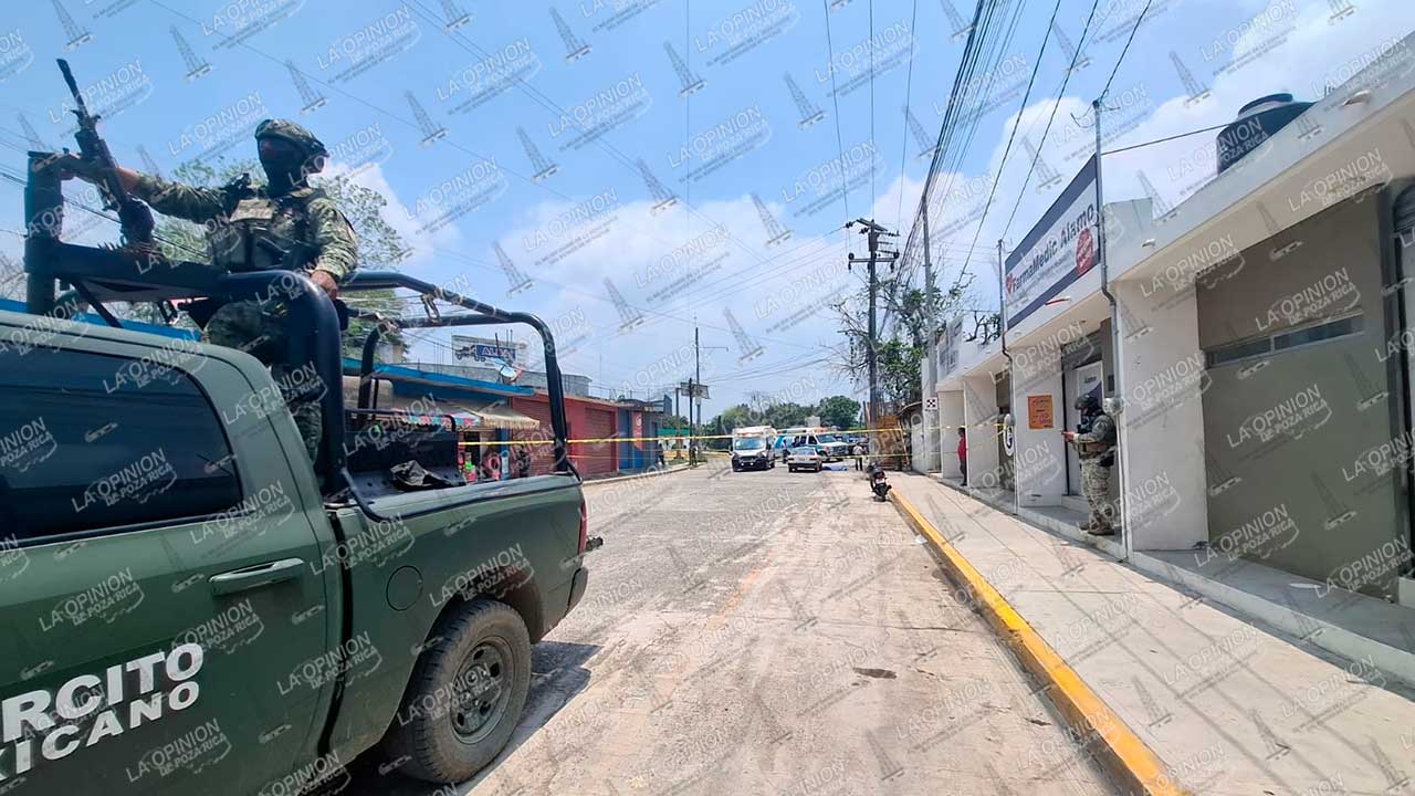 Operativo policiaco y militar tras disparos en Pueblo Nuevo Operativo policiaco y militar tras disparos en Pueblo Nuevo