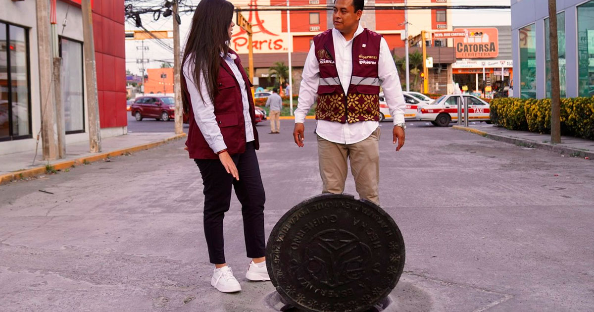 Gobierno de Poza Rica atiende rezago histórico con programa de instalación de tapas de registro y brocales en drenajes Gobierno de Poza Rica atiende rezago histórico con programa de instalación de tapas de registro y brocales en drenajes