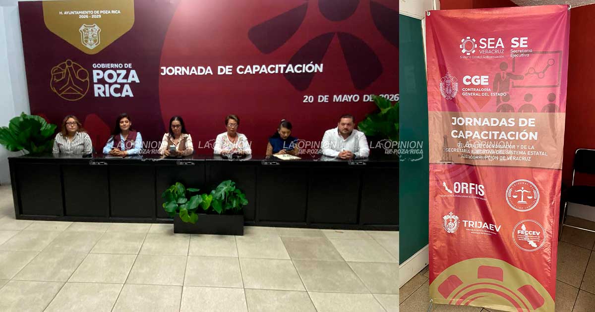 Poza Rica, sede de jornadas de capacitación contra la corrupción