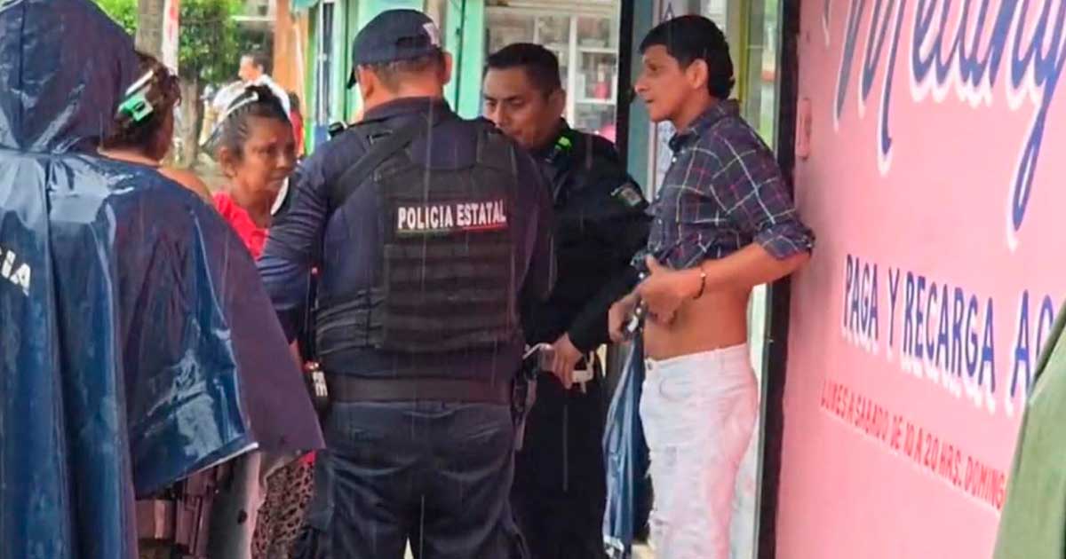 Lo vieron “sospechoso” y lo querían entambar