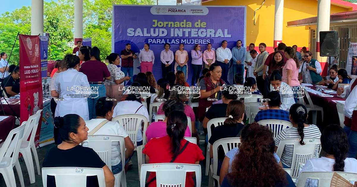 Les llevan la Jornada de Salud Integral para las Mujeres