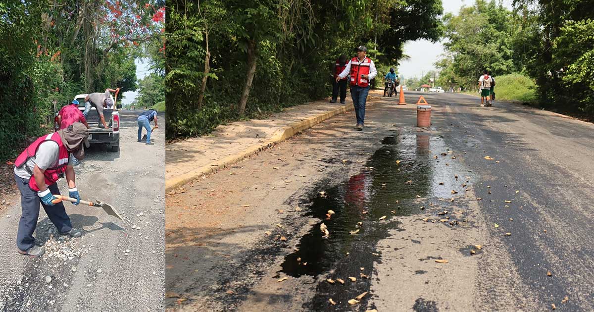 Atiende Protección Civil derrame de chapopote Atiende Protección Civil derrame de chapopote