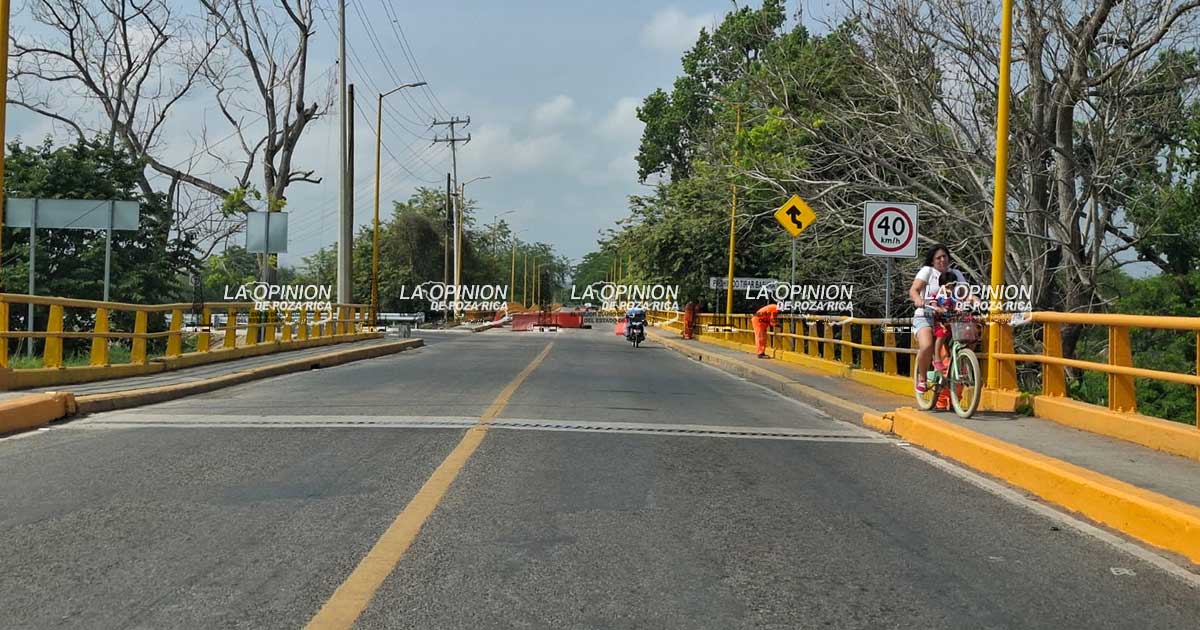 Solo dan “manita de gato” al puente López Portillo Solo dan “manita de gato” al puente López Portillo