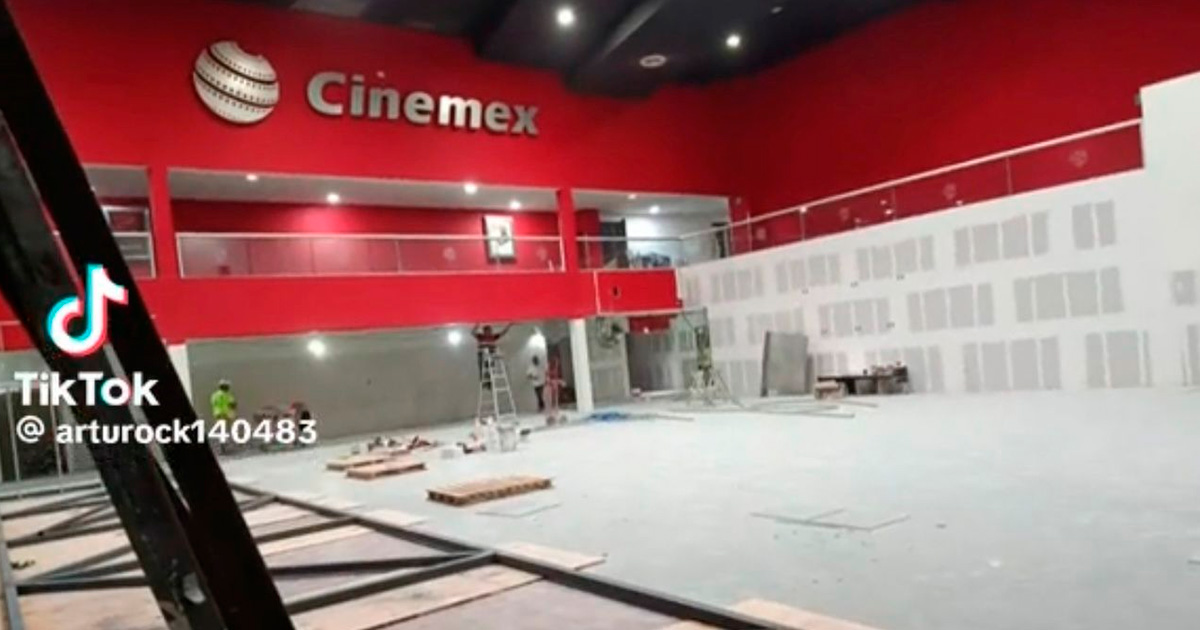 Avanza remodelación de CINEMEX Gran Patio Avanza remodelación de CINEMEX Gran Patio