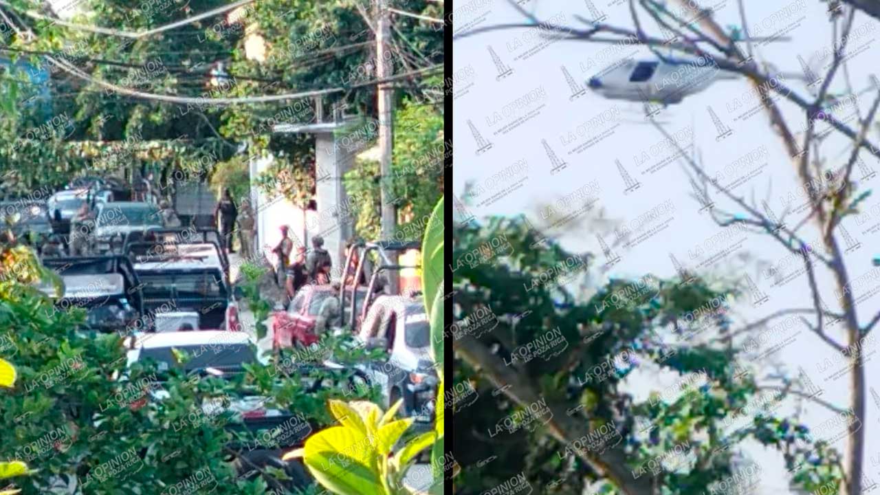Fuerte operativo en la colonia Pantepec Fuerte operativo en la colonia Pantepec