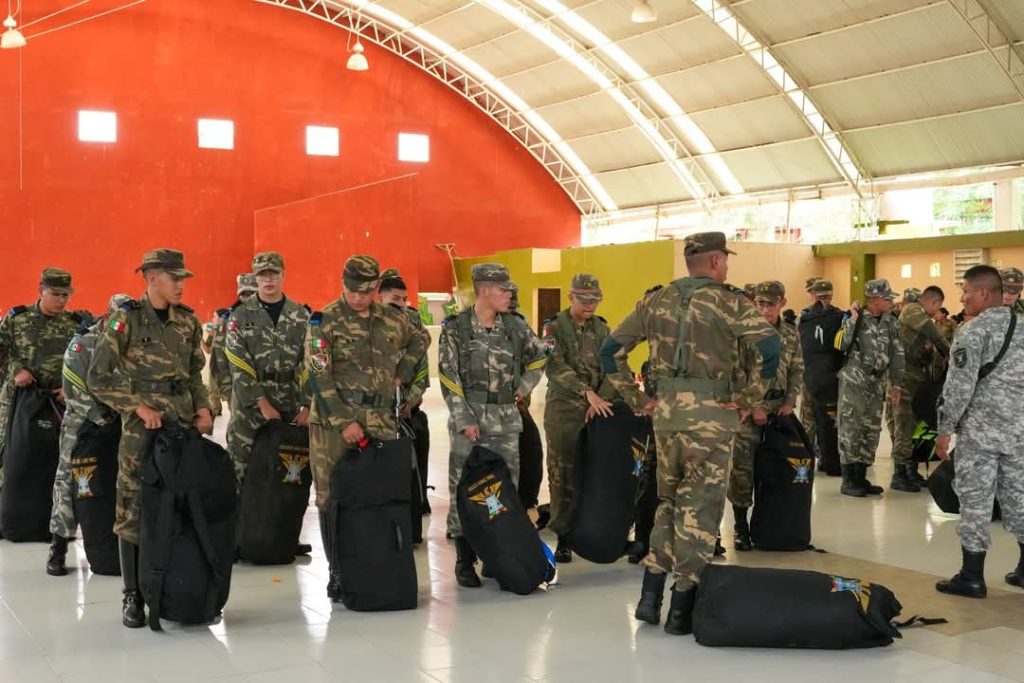 Academia Militarizada Ignacio Zaragoza elige a Gutiérrez Zamora para concluir prácticas de adiestramiento