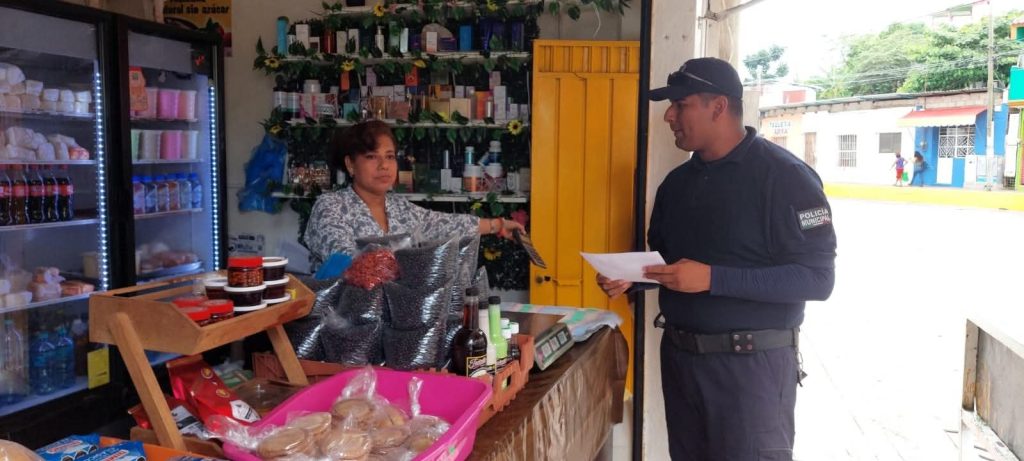 Refuerzan acciones preventivas contra extorsiones en comercios
