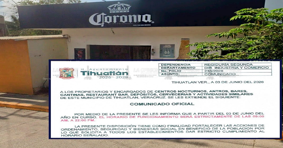 Ordenan cerrar antros a las diez de la noche Ordenan cerrar antros a las diez de la noche