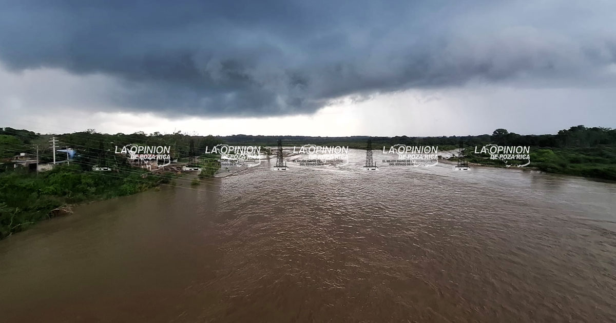 Población en alerta por crecida del río Pantepec Población en alerta por crecida del río Pantepec
