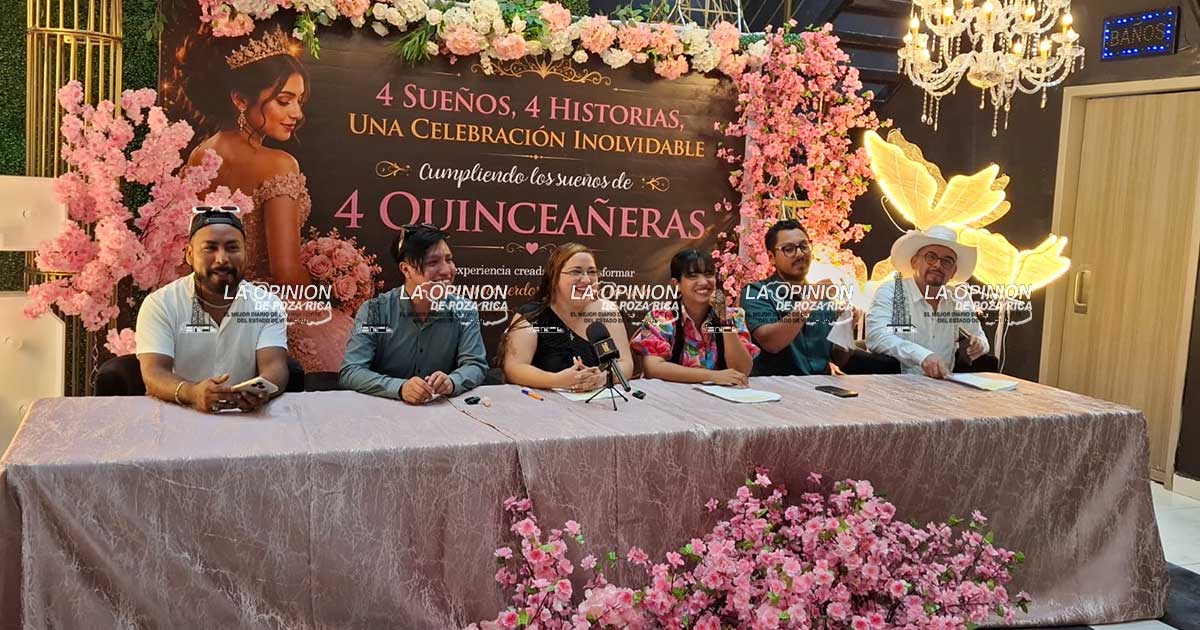 Lanzan el proyecto social “Tus XV Merecen Brillar” Lanzan el proyecto social “Tus XV Merecen Brillar”
