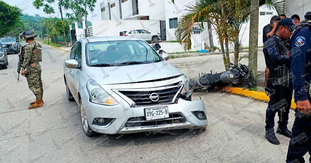 Funerario motorizado terminó hospitalizado Funerario motorizado terminó hospitalizado