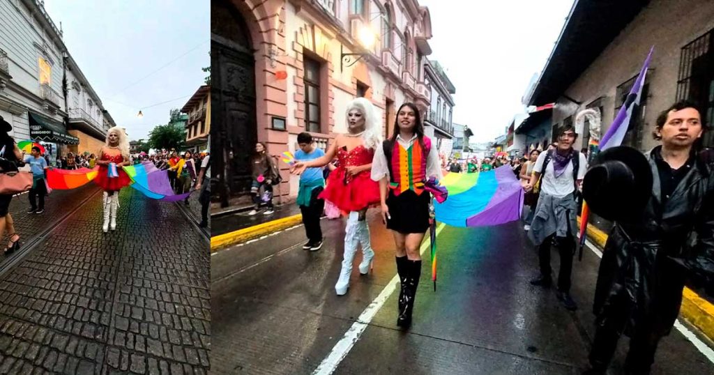 Pese a la lluvia, realizan la Marcha del Orgullo LGBT+ en Xalapa Pese a la lluvia, realizan la Marcha del Orgullo LGBT+ en Xalapa