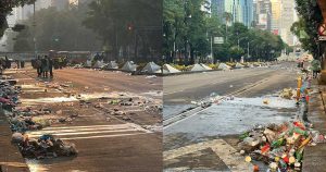 Euforia por la victoria de México deja daños y toneladas de basura en la CDMX