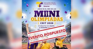 Mini Olimpiadas Infantiles 2026 del CRIT Veracruz serán reprogramadas para noviembre por altas temperaturas