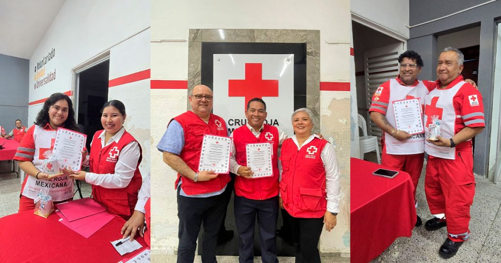 Reconoce Cruz Roja Poza Rica la perseverancia y vocación de sus paramédicos en su día Reconoce Cruz Roja Poza Rica la perseverancia y vocación de sus paramédicos en su día